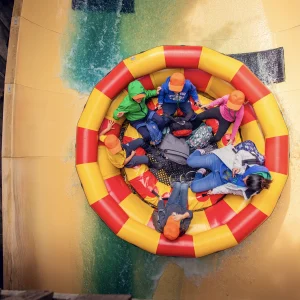 Reportage photo du Parcours aquatique de l'Oxygénarium au Parc Astérix par l'agence Verveine