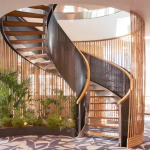 Photo de l'escalier du Studio Iéna - Agence Verveine
