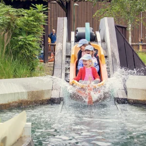 Reportage photo au parc Astérix - sensations de l'attraction - Hydrolix - mini flume
