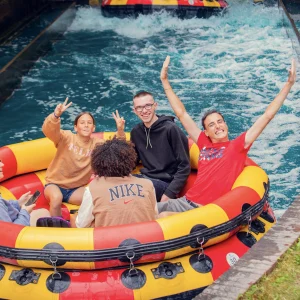 Reportage photo par l'agence Verveine au Parc Astérix de l'attraction familial Oxygénarium
