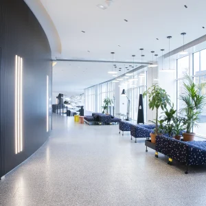 Reportage photo - Aménagement moderne des espaces professionnels Samsung
