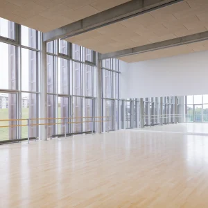 Reportage photo au Pôle culturel Lino Ventura - salle de danse spacieuse