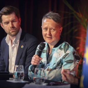 Reportage photo - Rencontre entre spécialistes de la cybersécurité pendant le PCS 2025