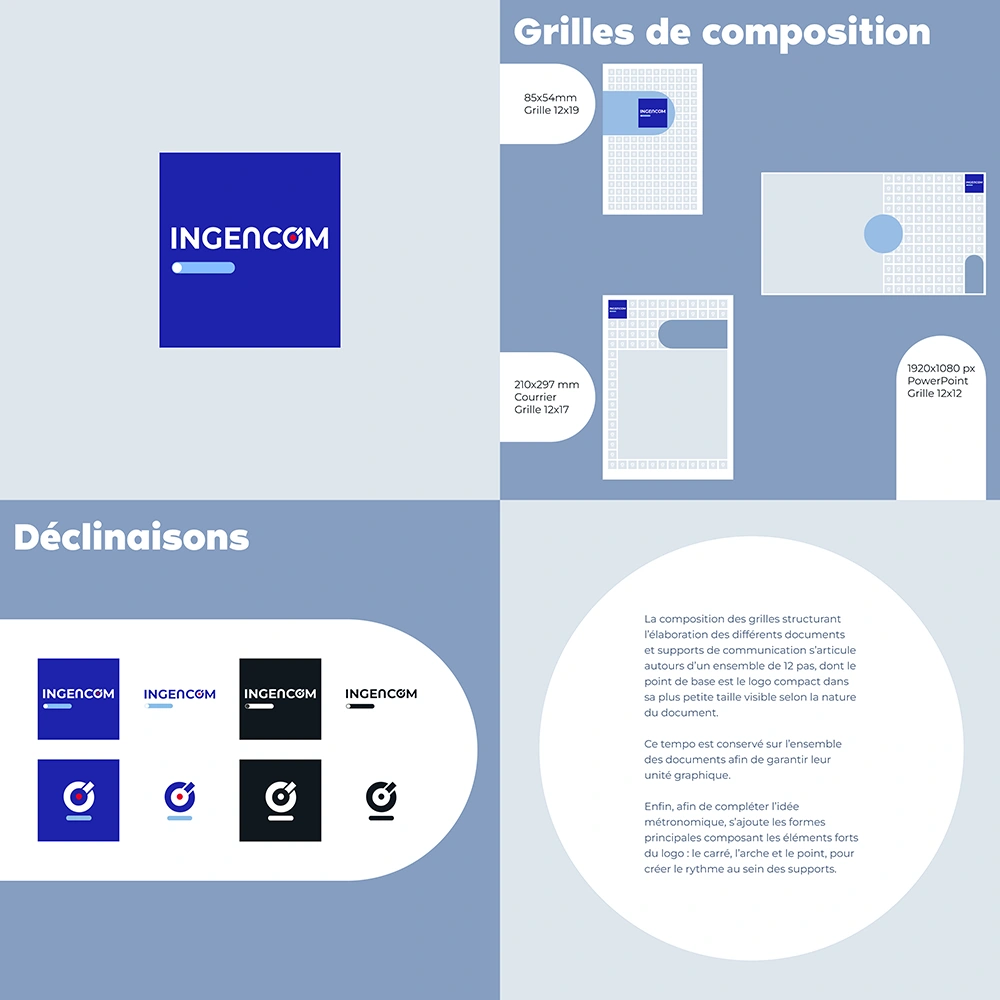 Charte graphique INGENCOM - conception du logo