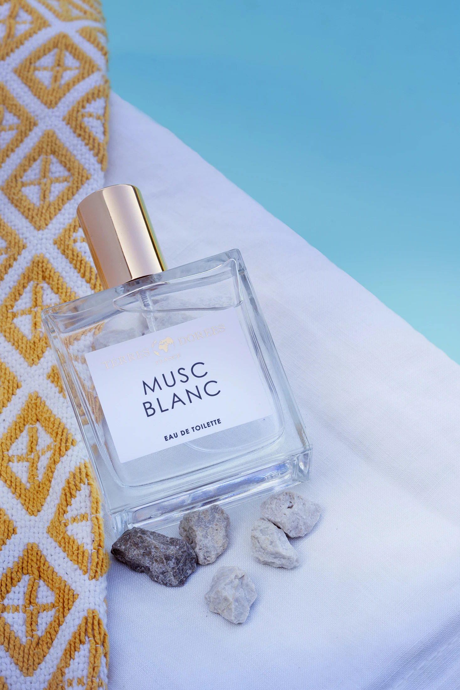 Photo - Produit de la marque Terres Dorées, parfum au bord de l'eau - Agence Verveine